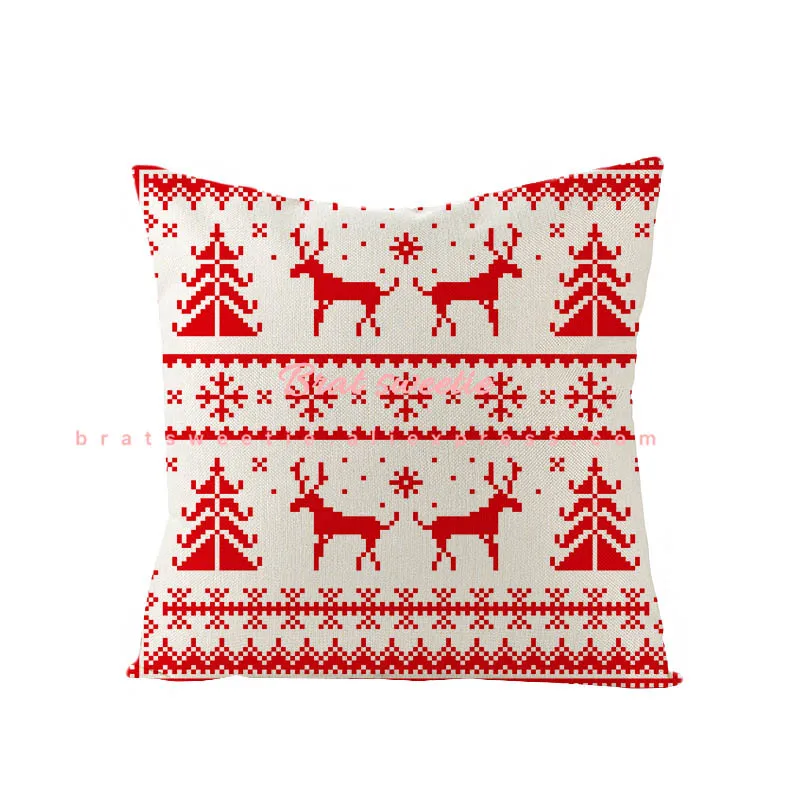 Red and Black Christmas Buffalo Check Plaid Pillow Case Valentines Day Polyester Cushion Covers Pillowcase for Home Decorations - Color: JYM064-38