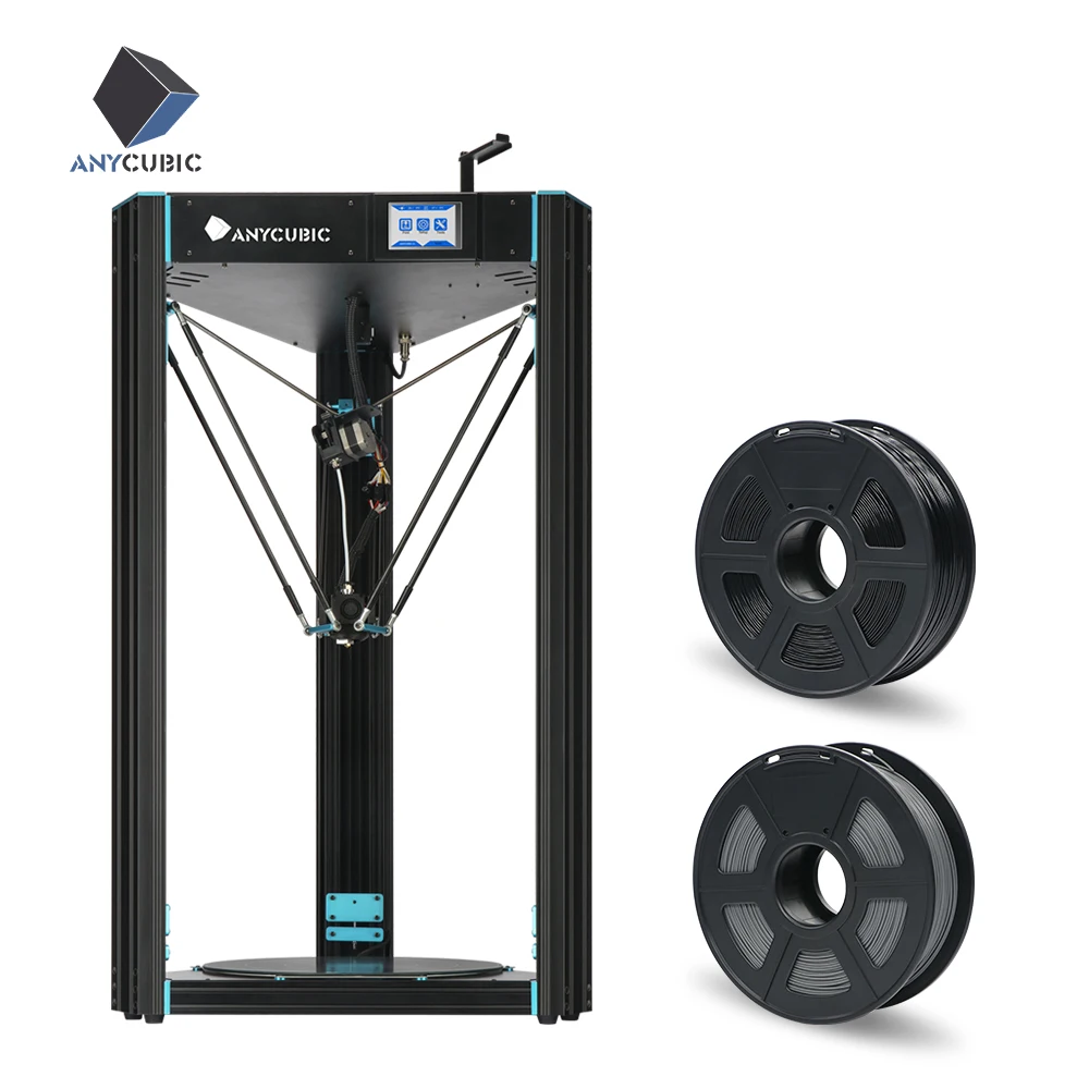 

ANYCUBIC Predator 3d Printer Plus Size 370*370*455mm Kossel pre-assembled Ultrabase 3D Printer Kit impresora 3d drucker