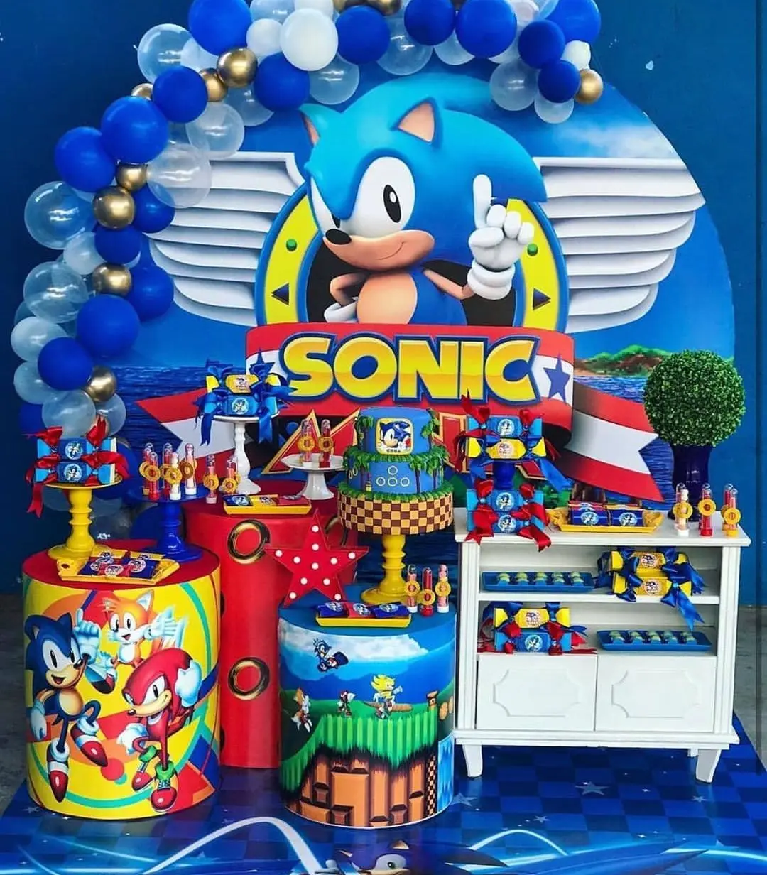 Sonic party. Шары Соник на день рождения. Hedgehog Birthday.