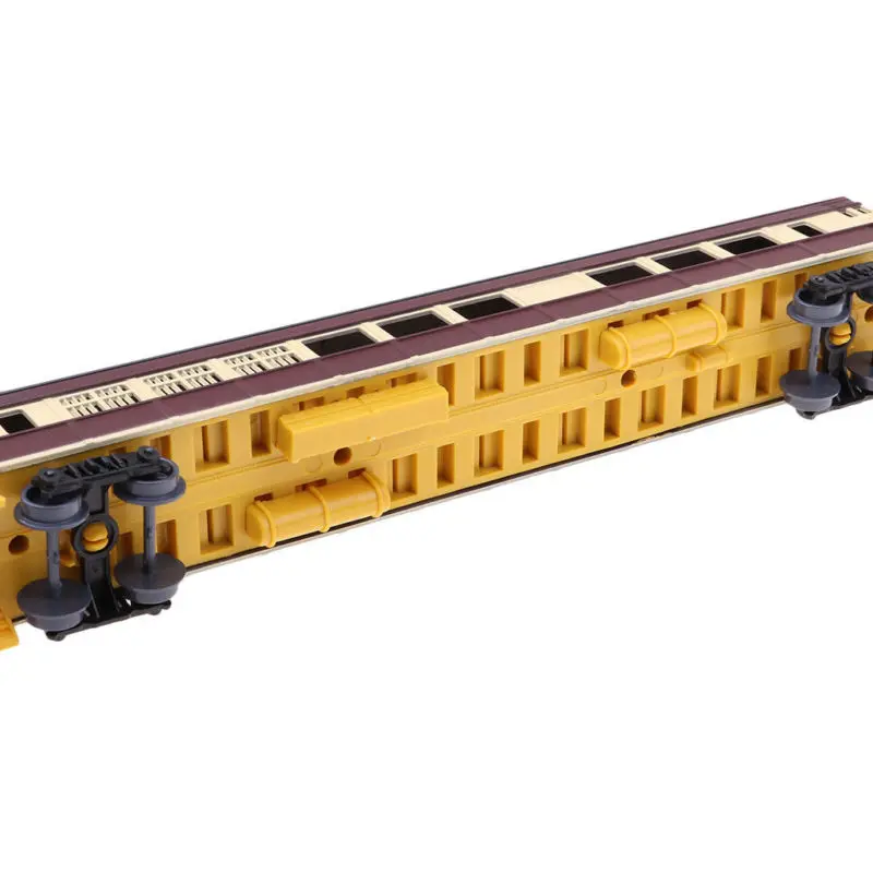 

Scale Train Freight Model Railroad Carriages Toy Decor Plastic 28*4*6cm 1:87 DIY Mini Replaces Stock