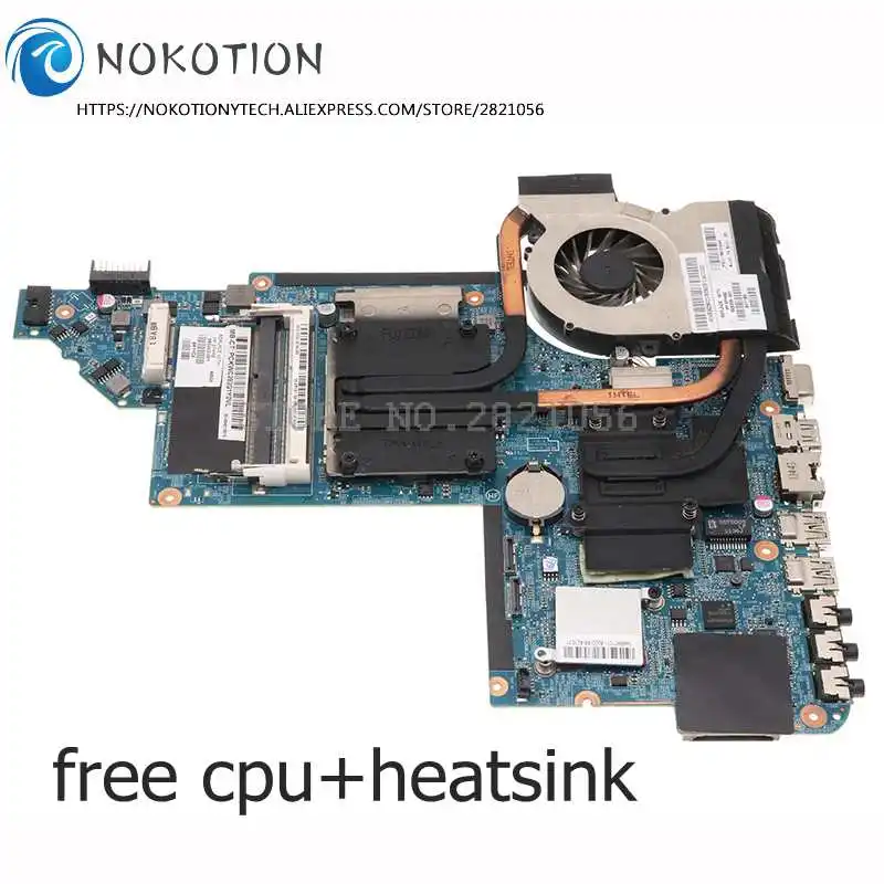 NOKOTION для материнской платы HP DV6-6000 DV6 1G GPU свободный процессор радиатор подходит