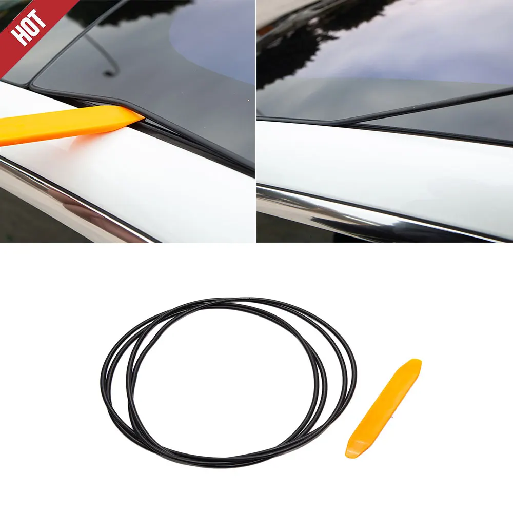 

For Tesla Model 3 17-22 Accessories Car wind Noise Reduction Kit Quiet Seal Kit Skylight glass sealing strip three