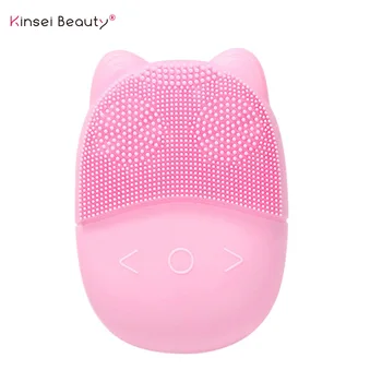 

Electric Silicone Facial Cleansing Brush Sonic Cleansing Face Cleanser Massager Washing Exfoliation Blackhead Removal Pore Clean