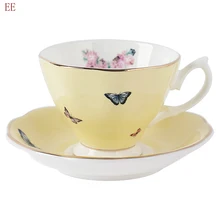 Набор из белого фарфорового чайного блюдца, ручная роспись, винтажные чайные чашки, набор блюдец ручной работы, керамическая чайная чашка Taza Desayuno, кофейная чашка E5