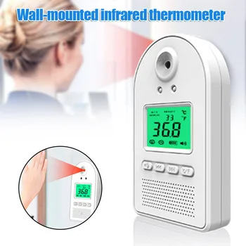 

Non-contact Infrared Temperature Wall Mount Smart Sensor Automatic Temperature Detector with Digital display Alarm SP99
