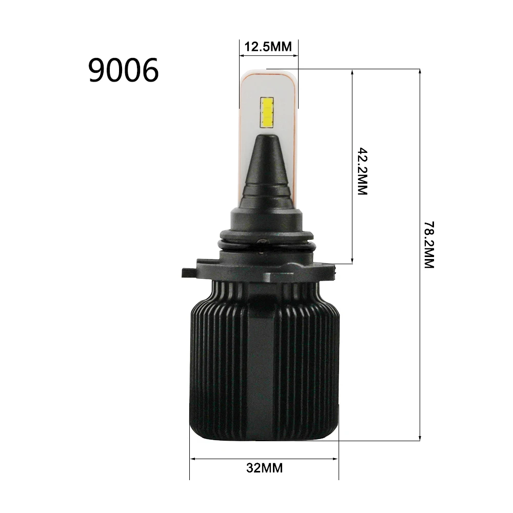 CN360 2 шт. светодиодный фар 9005/HB3 9006/HB4 9012(HIR2) Мини CSP светодиодные фары 40 Вт 8000lm 12v 6500k белый заменить авто лампы Новое поступление