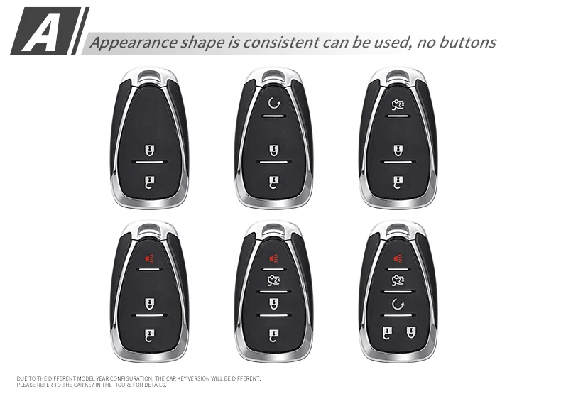 Carbon Fiber Car Smart Key Cover Case Fob For Chevrolet Cruze Spark Camaro Volt Bolt Trax Malibu Sonic Protect Shell Accessories - H25094ac6d98347d18074e52526b17605r