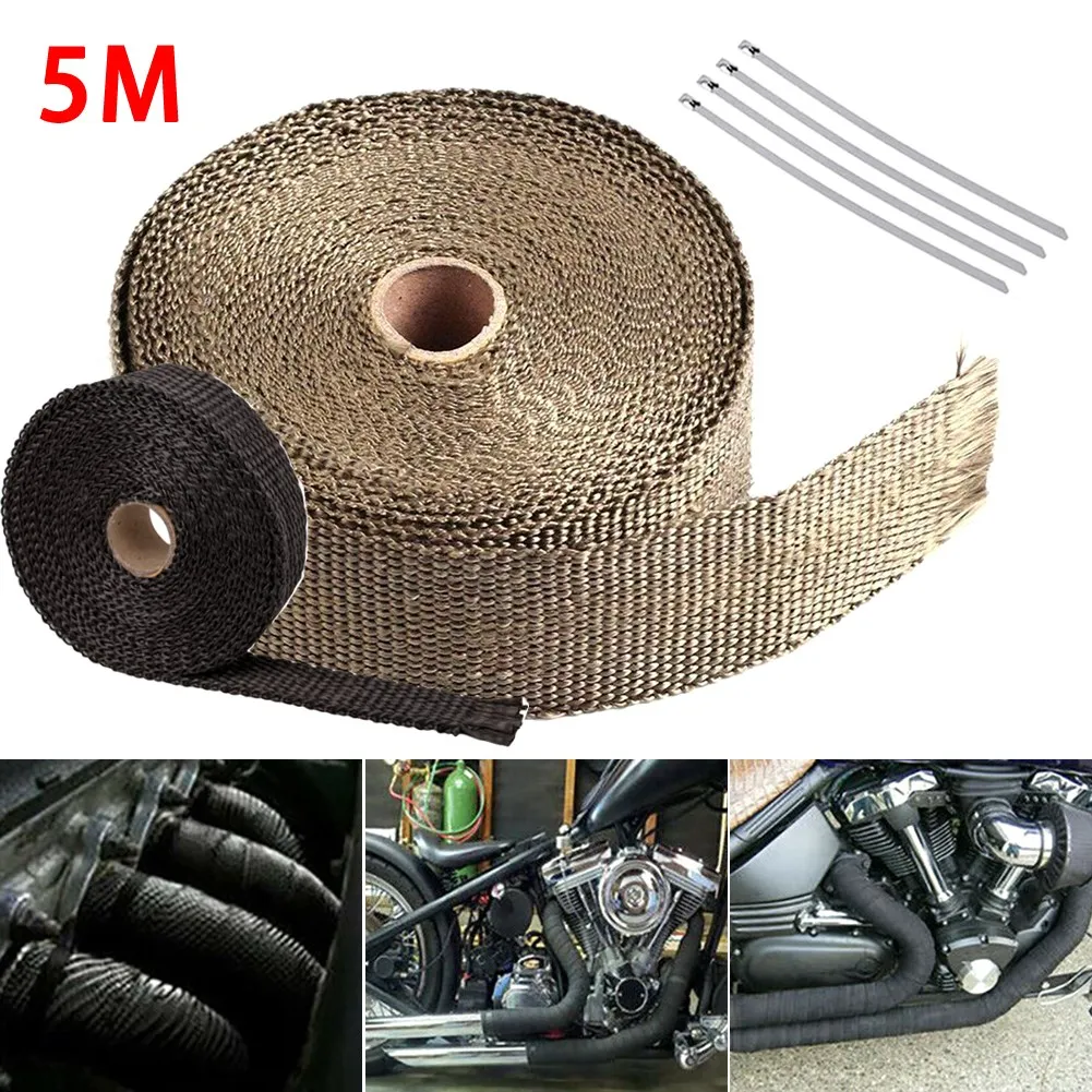 5M Roll Fiberglass Heat Shield Car Motorcycle Exhaust Manifold Heat