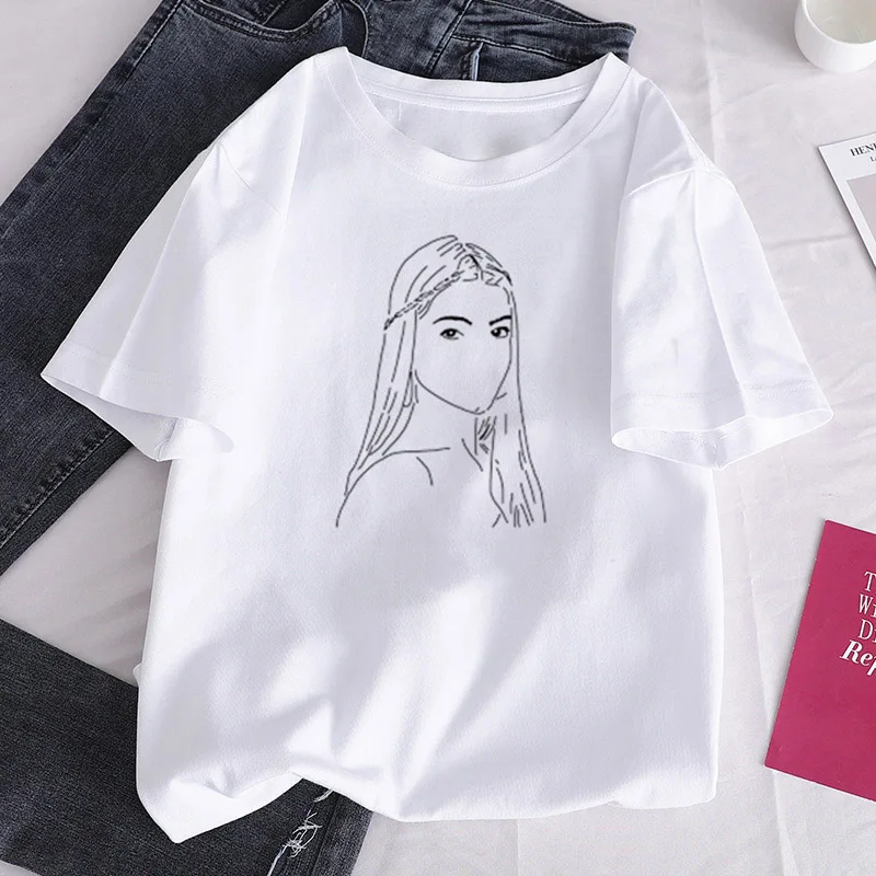 Charli DAmelio Ice Coffee Print Clothing Tops Shirt Summer Aesthetics Graphic Short Sleeve Polyester T Shirts Female Camiseta