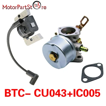 

New Replacement Carburetor Carb & Ignition Coil Kit for Tecumseh 640349 640052 640054 35135 8hp-10hp HMSK80 HMSK90