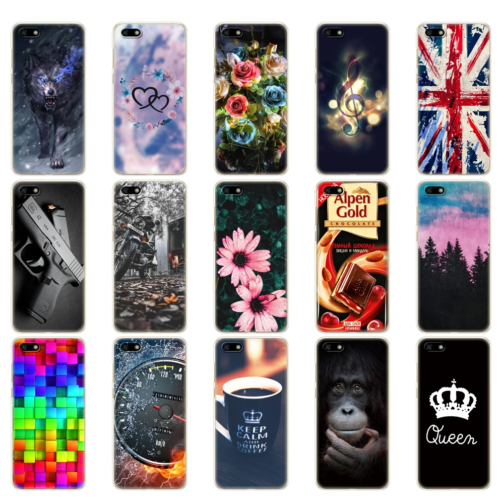 Чехол для Honor 7S/ 7A/7A Prime 5 45 дюймов силиконовый мягкий ТПУ чехол накладка телефона