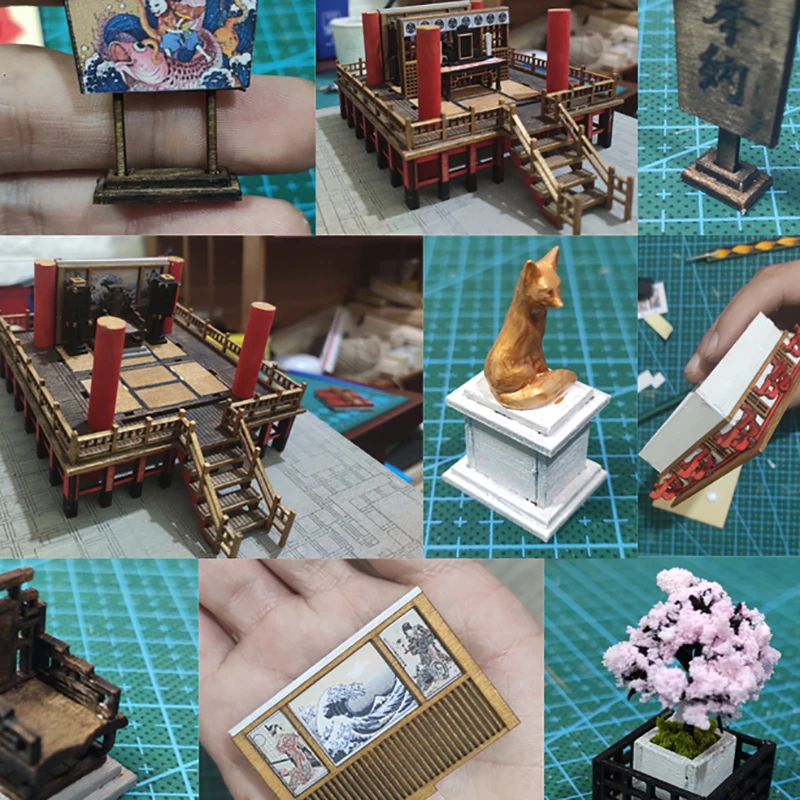 Mini Dizang TempleDIY Miniature Kit