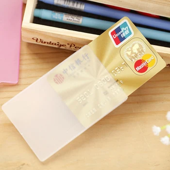 

5pcs plastic card holder Solid Color Transparency Card Cover Box Design Stationery Business Card Holder Bus Cards Wallet fashion