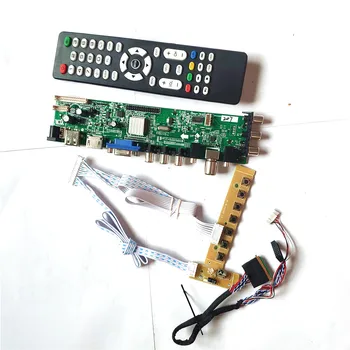 

For LP140WH8-TLA1/TLC1 LP140WHU-TLA1/TLB1 panel 1366*768 HDMI VGA USB AV TV 3663 LVDS 40Pin DVB digital LCD Controller board Kit