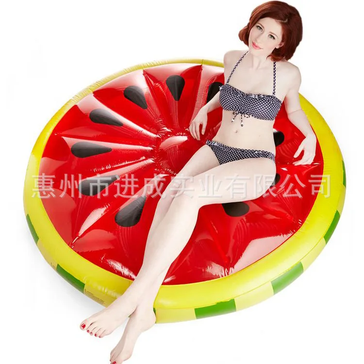

Manufacturers Profession Made of Environmentally Friendly PVC Watermelon Circle Inflatable Floating Row Inflatable Overwater Flo