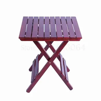 

Solid Wood Folding Table Simple Folding Small Square Table Portable Small Coffee Table Folding Small Dining Table
