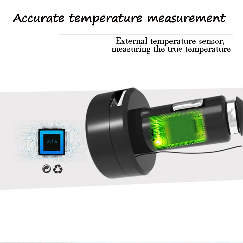 Мини сигарета зажигалка светодиодный цифровой подходит для детей возрастом от 12/24V Универсальный Автомобильный Вольтметр термометр 3 в 1 автомобиля Зарядное устройство