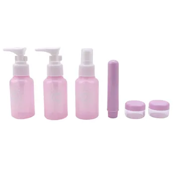 

10pcs/set Portable Perfume Shampoo Cream Lotion Container Travel Cosmetic Bottle Set With Pouch Makeup Spray Bottles Kits