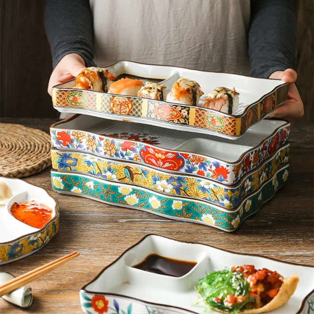 Japanese Sushi Plate Set, Dishes Plates Sets Sushi