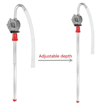 

Hot 50inch Self Priming Rotary Oil for Diesel Fuel Hand Pump Barrel Suction Transfer Tool