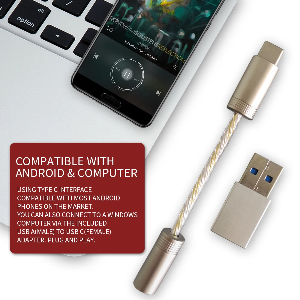Portable Headphone Amplifier 600 ESS ES9280C PRO HPA DSD 128 USB Type C DAC Amp for Android Pixel SAMSUNG Xiaomi OnePlus Win10