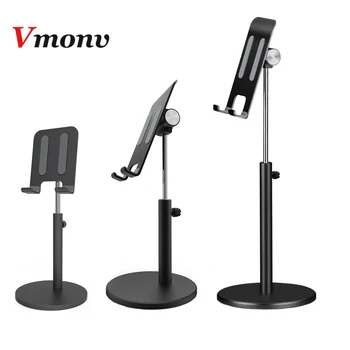 

Vmonv Lift Desktop Tablet Phone stand Holder for iPad Air Pro 9.7 10.5 Desk Mobile Phone Mount Stand For iPhone Samsung Huawei