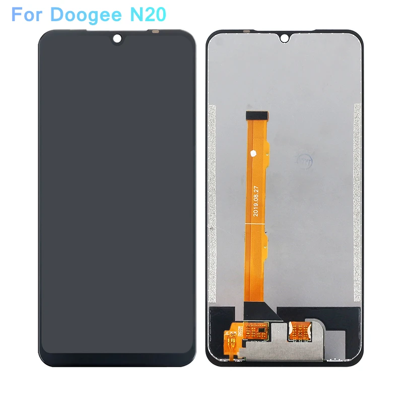 Doogee N20 ЖК-дисплей+ сенсорный экран протестированный ЖК-дигитайзер стеклянная панель Замена Для Doogee N20