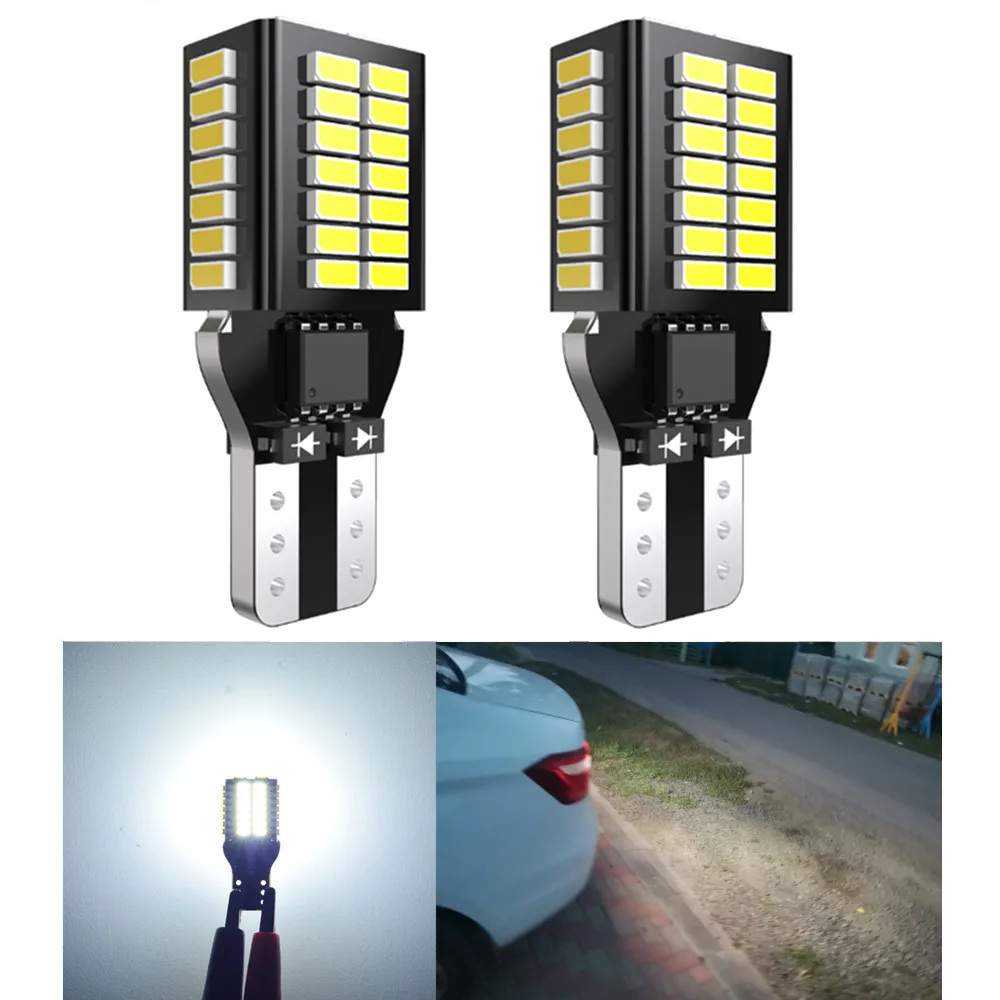 2x W16W T15 T16 светодиодный Canbus лампы 921 912 для Ford Focus 2 3 Fusion Flex Fiesta Escape C-Max Edge F-150