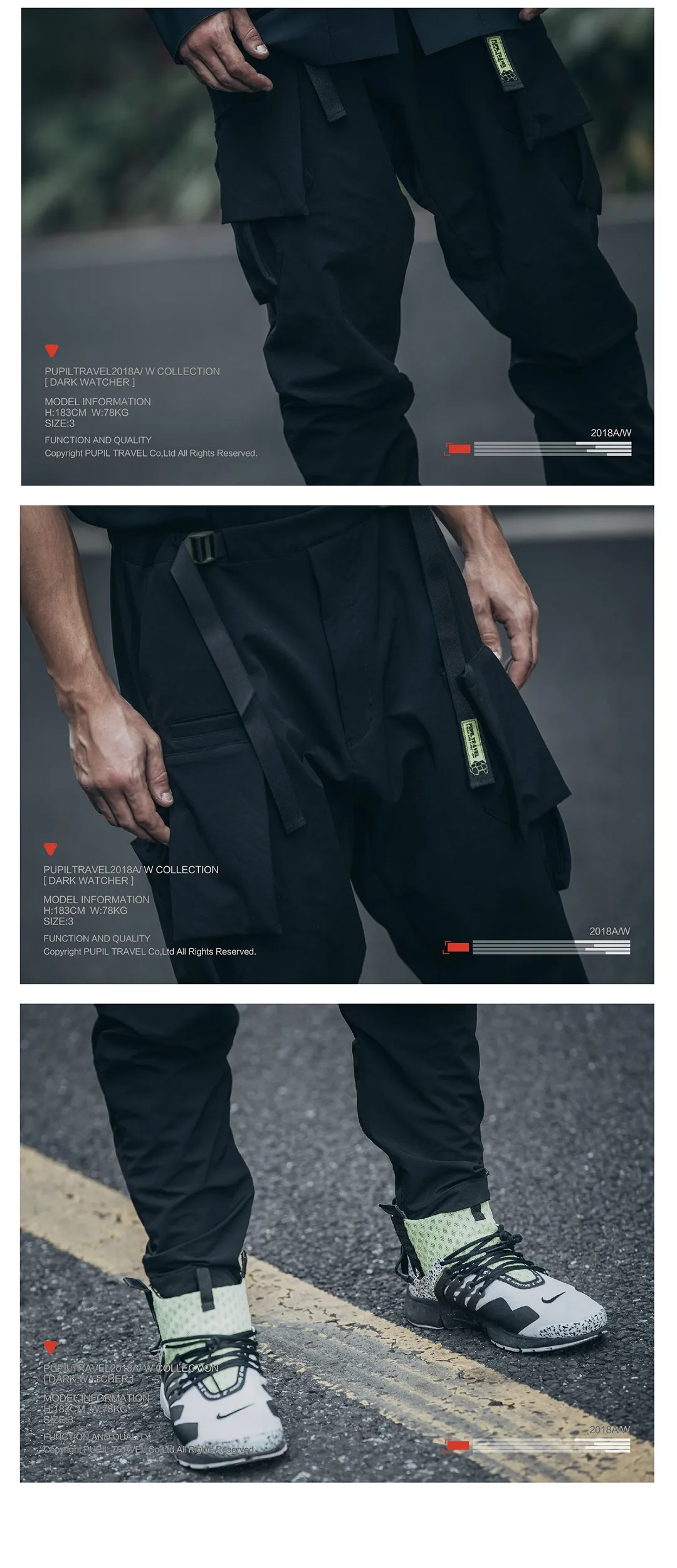 Men Pants Trouser Pupil Travel Functional Ninja Pants Multi Storage Techwear Ninjawear Japanese Style Streetwear cheap cargo pants
