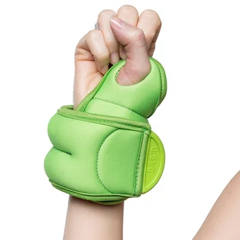 

2Pcs Running Walking Hand Wrist Weights Sandbag 0.5kg*2 Iron Sand Invisible Fitness Boxing Training Equipment