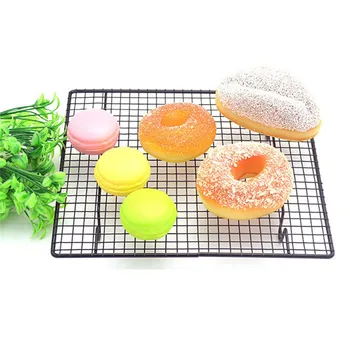 

Non-Stick Barbecue Bread Cake Cooling Rack Wire Mesh Barbecue Grill Reusable Grid Rack Kitchen Baking Tools