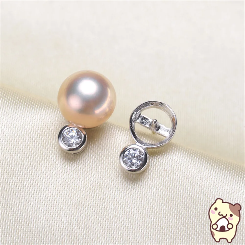 

HOT Pearl Earrings Mountings, Earrings Findings Settings Jewelry Parts Fittings Drop Earrings Accessories,Free Shipping 2019E007