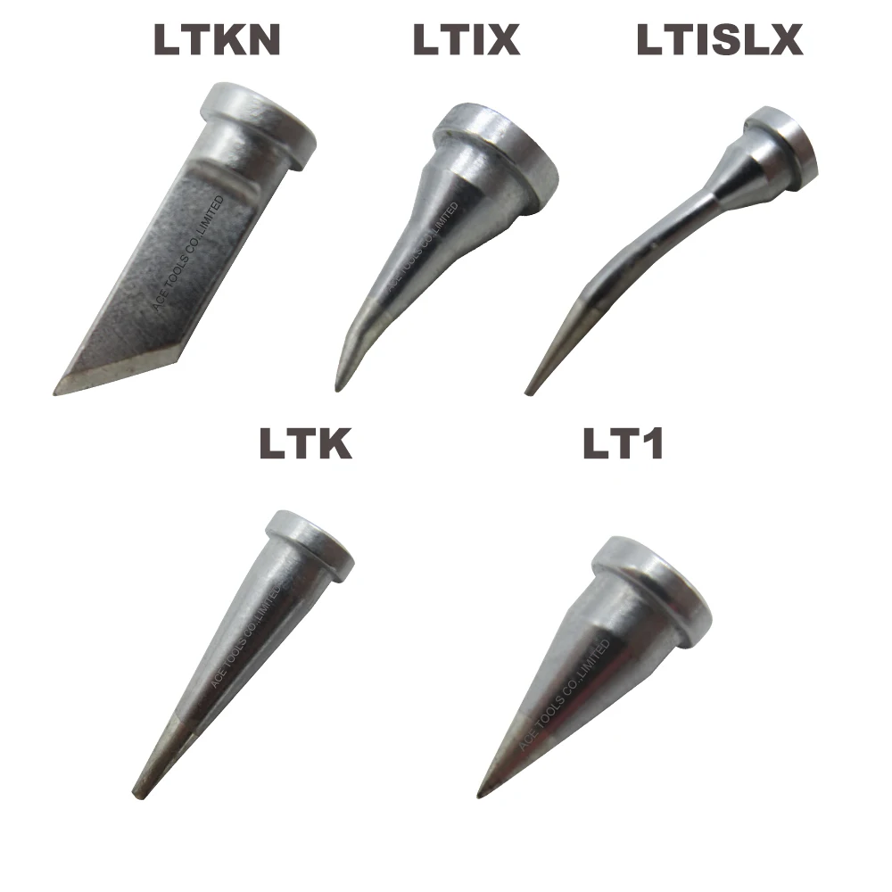 

Набор наконечников для паяльника WELLER WP80 WSP80 WSFP8 WD1000 WD2000 WSD81 WS81 WSF81D8, 5 шт.