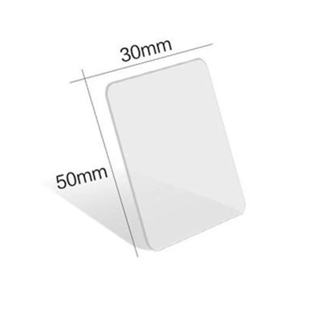 100/5Pcs Powerful Non-Mark Sticker Photo Wall Auxiliary Double-Sided Pendating Fixed Two-Sided Bathroom Waterproof Viscose Tape 30x50mm