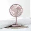 YOUPIN SOLOVE 5W USB Desktop Table Fan 4000mAh USB Rechargeable 3 Modes Wind Speed Cooling Oscillating Fan Black/Pink/White ► Photo 3/6