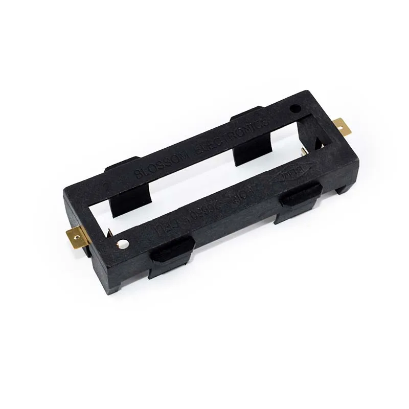 

High Quality 1 X 26650 Battery Holder Case SMD SMT With Bronze Pins 1 slot 1*26650 Battery Storage Box