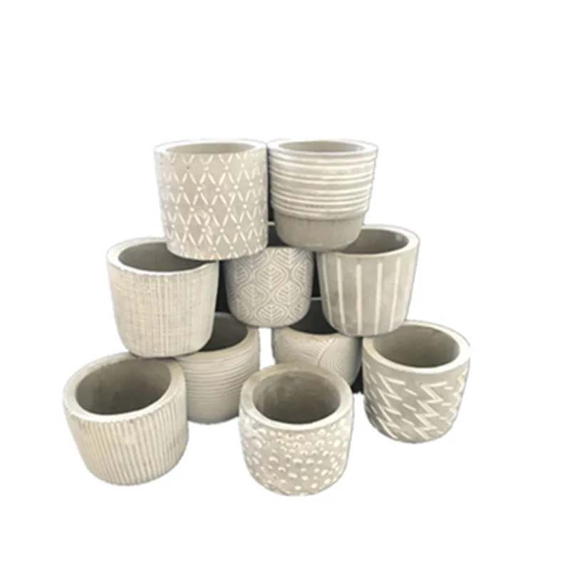 Concrete Flower Pot Mold Handmade Craft Clay Molds Multi-function Silicone Pot Mould for Succulent Plants Cactus Planting