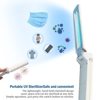 

Portable Folding Sterilizer Light Disinfection UV Lamp Home LED Ultraviolet Sterilization Germicidal Bacterial Disinfect Lights