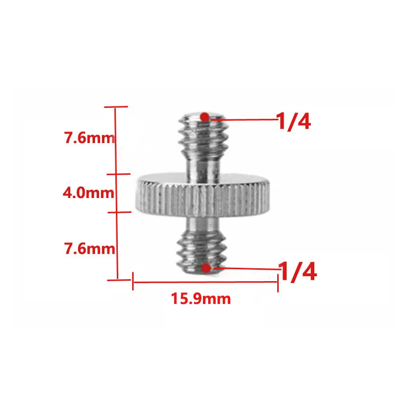 1 шт. аксессуары для камеры 1/" Папа до 1/4" Папа резьбовой металлический винт адаптер для камеры штатив Стенд DSLR SLR Аксессуары