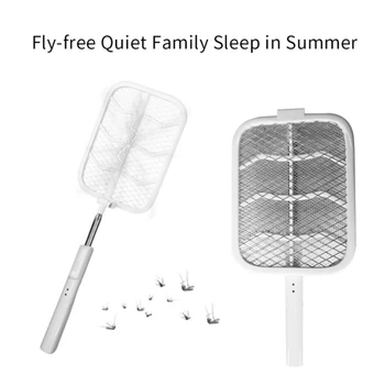 

Rechargeable Collapsible Retractable USB Charging Fly Mosquito Swatter Household