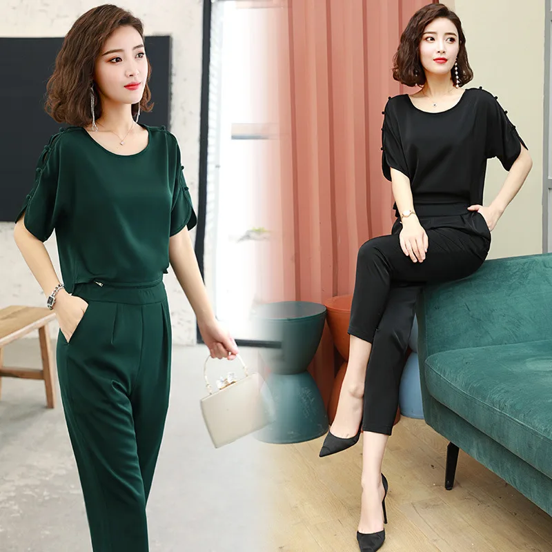 

2019 Summer Two-Piece Set Elegant Fresh Youth Cute Street Fashion Set/Suit Skirt