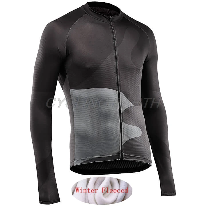 Jacket NW зимняя одежда для велоспорта Мужская Джерси тепловой флисовый костюм Northwave Открытый велосипед MTB Одежда комбинезон Теплый комплект гелевая накладка - Цвет: Jacket