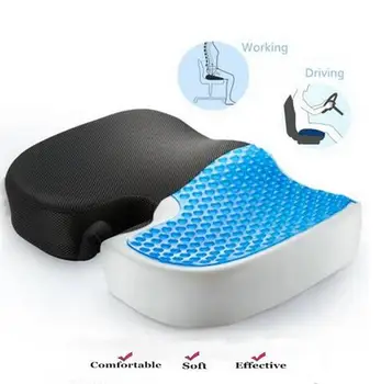 

New Gel Orthopedic Memory Cushion Foam U Coccyx Travel Seat Massage Car Office Chair Protect Healthy Sitting Breathable Pillows
