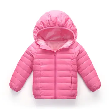 

2020 Autumn and Winter Children's Down Jacket Ultra-thin Models Boys and Girls Infant Children's Clothing Baby Hooded Jacket 10