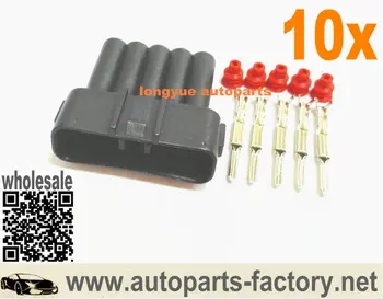 

longyue 10set 5 Pin Male MAF sensor connector Mass Air Flow Engine Plug for Toyota Lexus