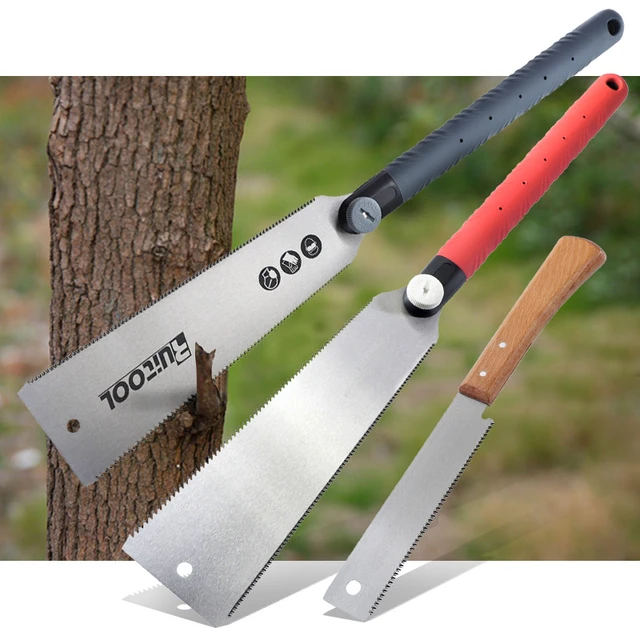 RUITOOL Japanese Hand Saw 6 Inch Double Edge Sided Pull Saw Ryoba SK5  Flexible Blade 14/17 TPI Flush Cut Beech Handle Wood Saw for Woodworking  Tools