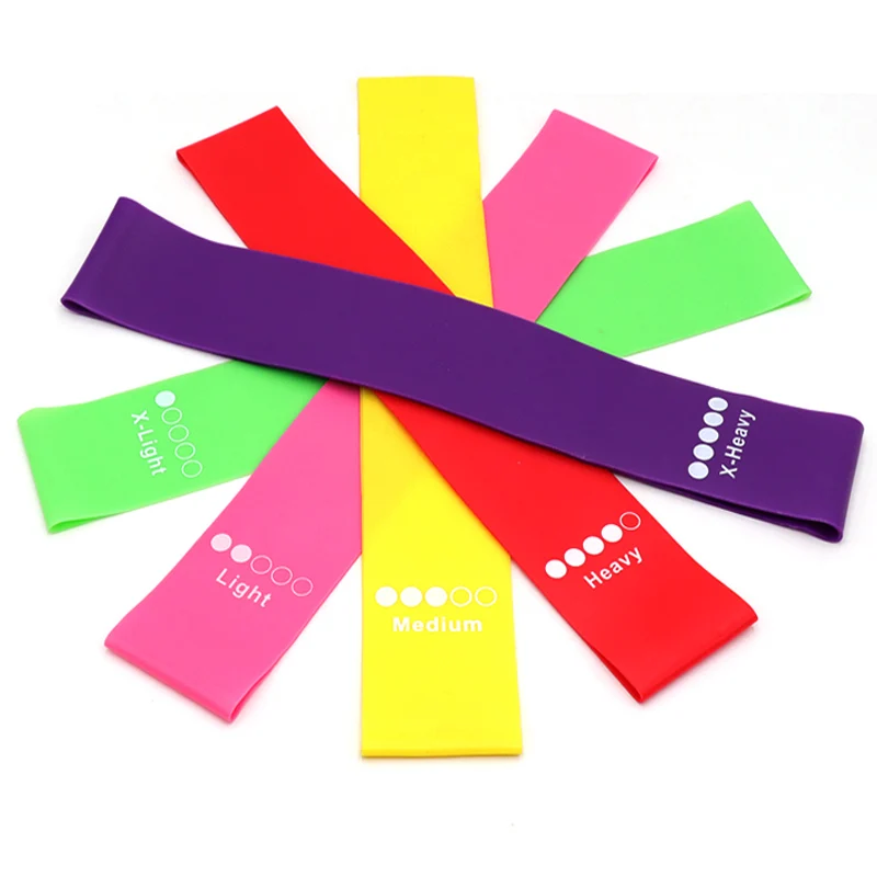 Portable Fitness Workout Equipment Yoga Crossfit Resistance Bands Training Gum Exercise Gym Strength Women Sports Ring