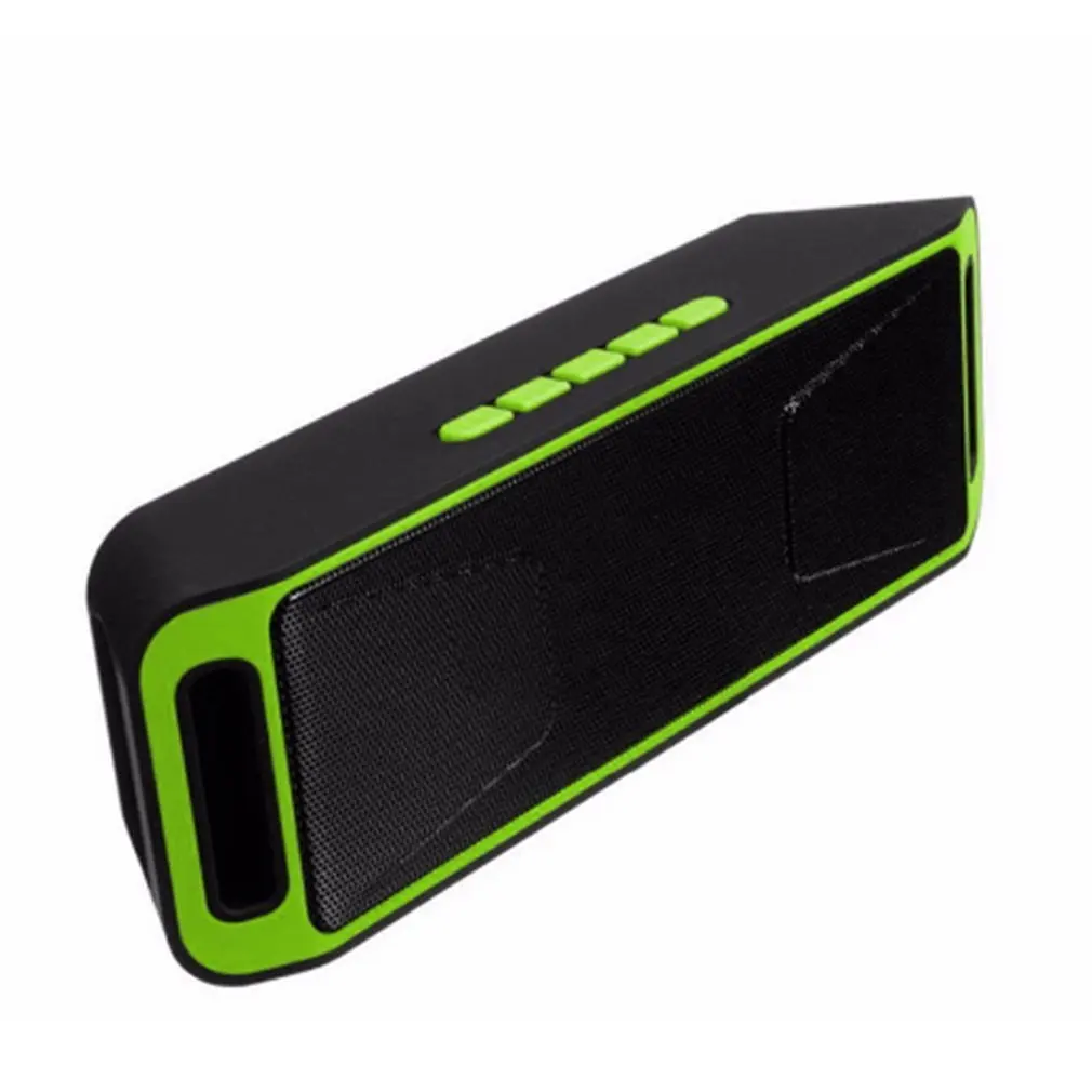 SC208 беспроводной динамик Bluetooth 4,0 стерео сабвуфер поддержка TF USB FM радио встроенный микрофон двойной бас звук динамик
