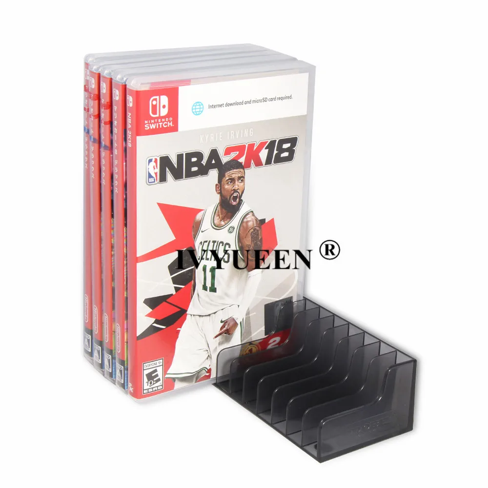 for Nintend switch lite console game card boxes storage stand 07