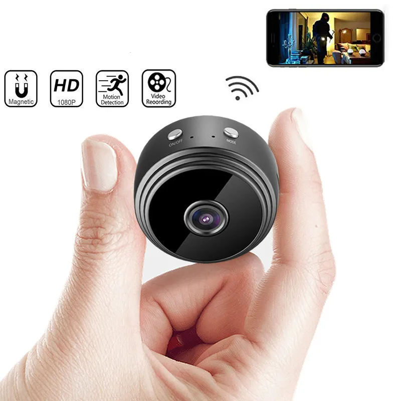 A9 Мини Full-HD 1080P маленькая Wifi камера IP мини ИК ночного видения микро с детектором